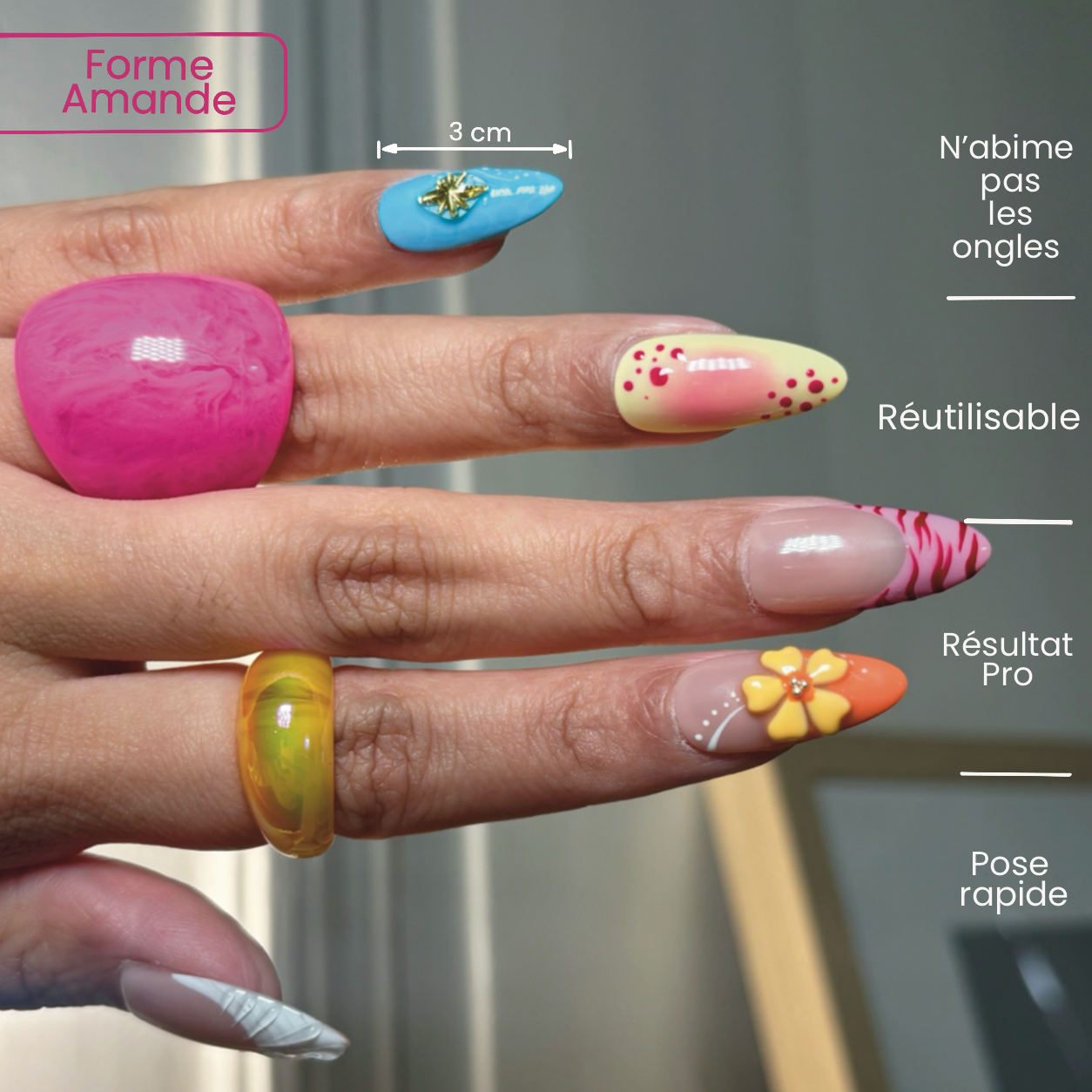 Press-On Floral Summer