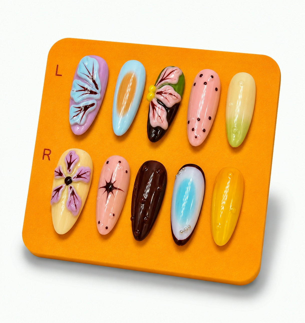 Press-On Fleur Pastel